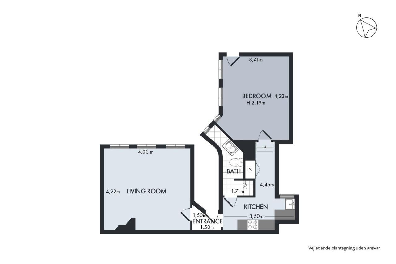 Sanders Central - Cute One-Bedroom Apartment In The Middle Of It All โคเปนเฮเกน ภายนอก รูปภาพ